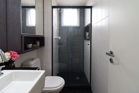 Apartamento à venda com 87m², 2 quartos e 2 vagasBanheiro da Suíte