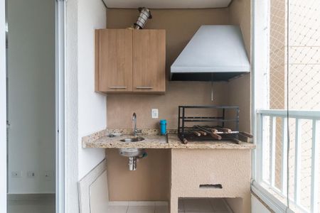 Varanda da Sala de apartamento para alugar com 2 quartos, 66m² em Vila Mogilar, Mogi das Cruzes