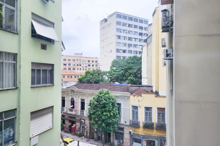 Vista da Sala  de apartamento à venda com 2 quartos, 97m² em Centro, Rio de Janeiro