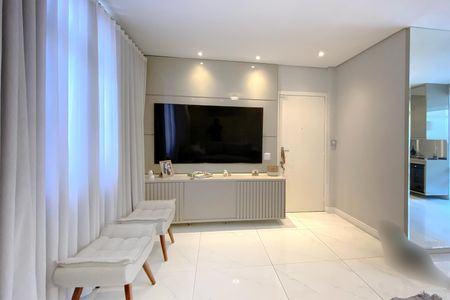 Sala de apartamento à venda com 3 quartos, 116m² em Sion, Belo Horizonte