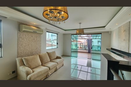 Sala de casa para alugar com 4 quartos, 232m² em Embaré, Santos