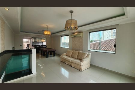 Sala de casa para alugar com 4 quartos, 232m² em Embaré, Santos