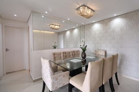 Sala de apartamento à venda com 3 quartos, 70m² em Vila Valparaíso, Santo André