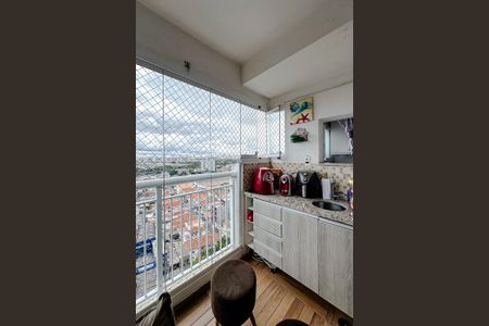 Varanda da Sala de apartamento à venda com 2 quartos, 55m² em Alto do Pari, São Paulo