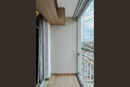 Varanda da Sala de apartamento à venda com 3 quartos, 59m² em Jardim Sabara, São Paulo