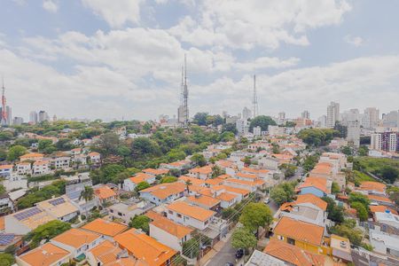 Vista da Sala de apartamento à venda com 2 quartos, 100m² em Sumaré, São Paulo