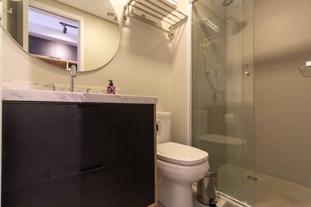 Apartamento para alugar com 33m², 1 quarto e sem vaga Apartamento para alugar com 33m², 1 quarto e sem vagaBanheiro