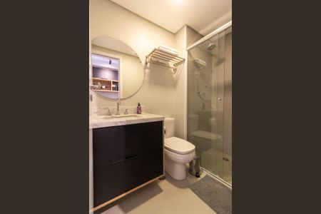 Apartamento para alugar com 33m², 1 quarto e sem vaga Apartamento para alugar com 33m², 1 quarto e sem vagaBanheiro