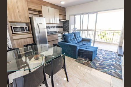 Sala/Cozinha de apartamento à venda com 2 quartos, 45m² em Vila Invernada, São Paulo