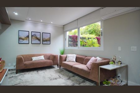 Sala  de casa de condomínio para alugar com 3 quartos, 218m² em Teresópolis, Porto Alegre