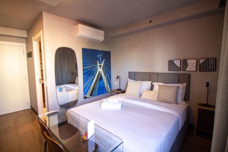 Studio para alugar com 25m², 1 quarto e sem vagaSala / Quarto - Studio