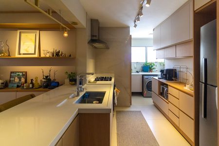 Apartamento para alugar com 72m², 3 quartos e 1 vagaCozinha Americana