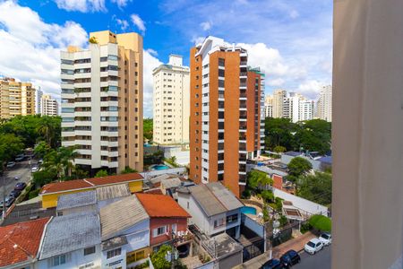 Vista Sala de Estar de apartamento para alugar com 3 quartos, 72m² em Campo Belo, São Paulo