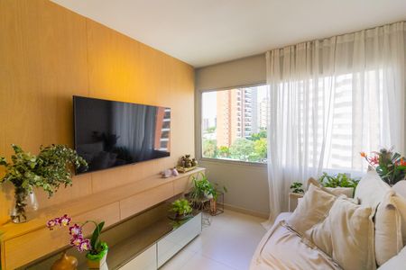 Sala de Estar de apartamento para alugar com 3 quartos, 72m² em Campo Belo, São Paulo
