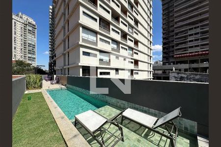 Studio para alugar com 25m², 1 quarto e sem vagaPiscina