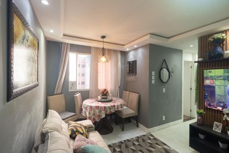 Sala de apartamento para alugar com 2 quartos, 44m² em Campo Grande, Rio de Janeiro