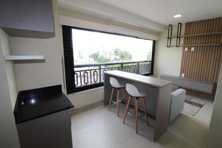 Sala de apartamento para alugar com 1 quarto, 45m² em Vila Adyana, São José dos Campos