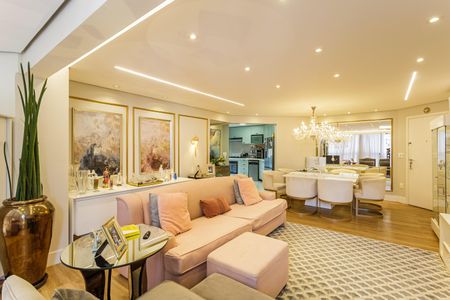 Sala de apartamento à venda com 3 quartos, 150m² em Indianópolis, São Paulo