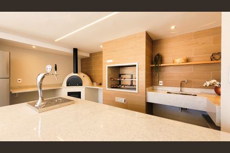 Studio para alugar com 45m², 1 quarto e 1 vaga Studio para alugar com 45m², 1 quarto e 1 vagaÁrea comum - Churrasqueira