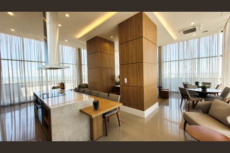 Studio para alugar com 45m², 1 quarto e 1 vaga Studio para alugar com 45m², 1 quarto e 1 vagaÁrea comum - Salão de festas