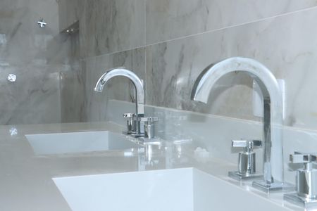 Casa de condomínio para alugar com 450m², 4 quartos e 6 vagasBanheiro da Suíte 3