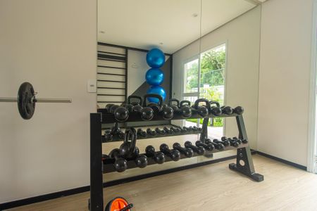 Apartamento para alugar com 44m², 2 quartos e sem vaga Apartamento para alugar com 44m², 2 quartos e sem vagaÁrea comum - Academia