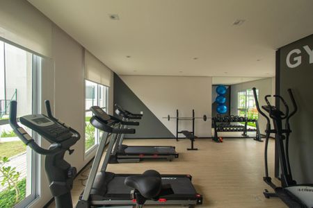 Apartamento para alugar com 44m², 2 quartos e sem vaga Apartamento para alugar com 44m², 2 quartos e sem vagaÁrea comum - Academia