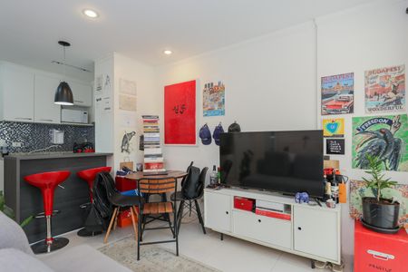 Sala de apartamento à venda com 1 quarto, 35m² em Panamby, São Paulo