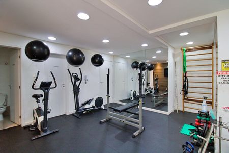 Apartamento à venda com 35m², 1 quarto e 1 vaga Apartamento à venda com 35m², 1 quarto e 1 vagaÁrea comum - Academia