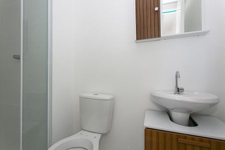 Apartamento para alugar com 28m², 1 quarto e sem vagaBanheiro da Suíte