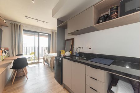 Studio à venda com 26m², 1 quarto e sem vagaCozinha