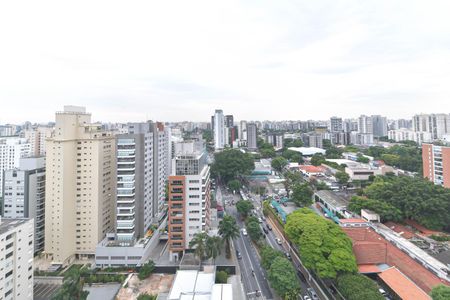 Varanda - Vista de kitnet/studio à venda com 1 quarto, 26m² em Cidade Monções, São Paulo