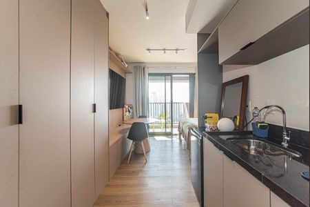 Studio à venda com 26m², 1 quarto e sem vagaCozinha