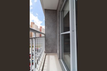 Varanda da Sala de apartamento à venda com 1 quarto, 24m² em Vila Butantã, São Paulo