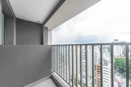Varanda de kitnet/studio à venda com 1 quarto, 28m² em Cidade Monções, São Paulo