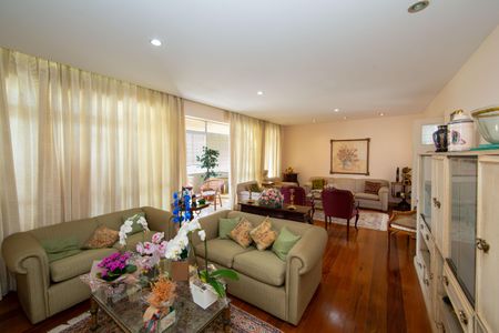 SALA de apartamento à venda com 4 quartos, 500m² em Serra, Belo Horizonte