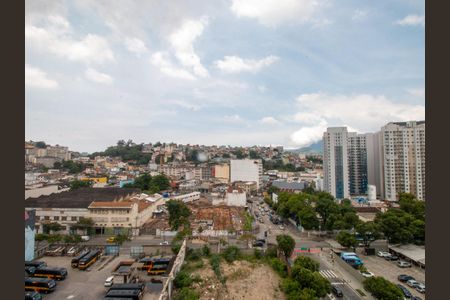Sala Varanda Vista de apartamento à venda com 2 quartos, 44m² em Santo Cristo, Rio de Janeiro