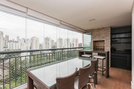 Varanda da Sala de apartamento para alugar com 3 quartos, 133m² em Parque Reboucas, São Paulo