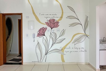 Sala de apartamento para alugar com 1 quarto, 40m² em Macuco, Santos