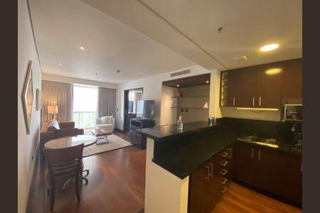 Sala de apartamento para alugar com 1 quarto, 60m² em Itaim Bibi, São Paulo