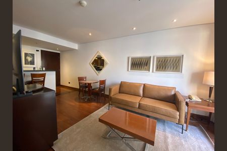 Sala de apartamento para alugar com 1 quarto, 60m² em Itaim Bibi, São Paulo