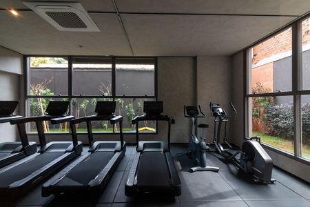 Studio à venda com 24m², 1 quarto e sem vaga Studio à venda com 24m², 1 quarto e sem vagaÁrea comum - Academia