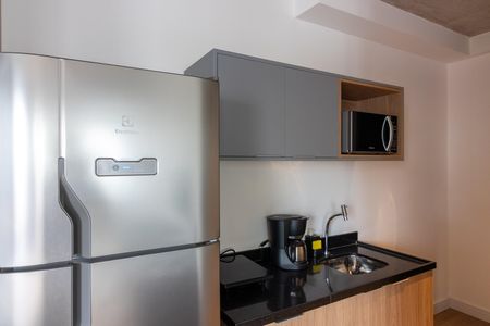 Studio à venda com 24m², 1 quarto e sem vaga Studio à venda com 24m², 1 quarto e sem vagaCozinha
