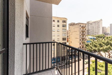 Varanda da Sala de apartamento à venda com 2 quartos, 35m² em Campos Elíseos, São Paulo