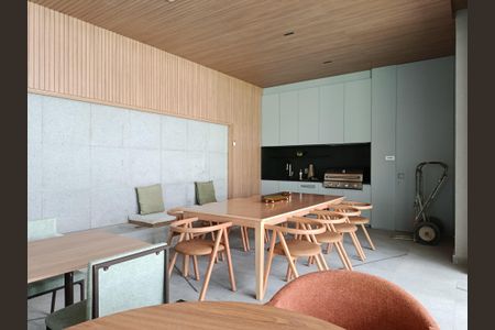 Studio para alugar com 26m², 1 quarto e sem vaga Studio para alugar com 26m², 1 quarto e sem vagaÁrea comum - Churrasqueira