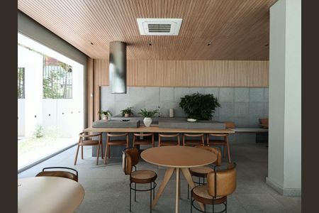 Studio para alugar com 26m², 1 quarto e sem vaga Studio para alugar com 26m², 1 quarto e sem vagaÁrea comum - Salão de festas