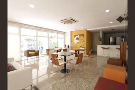 Studio para alugar com 35m², 1 quarto e 1 vagaÁrea comum - Salão de festas