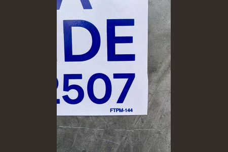 Plaquinha instalada - FTPM-144 de apartamento para alugar com 2 quartos, 57m² em Novo Eldorado, Contagem