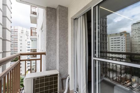 Apartamento à venda com 27m², 1 quarto e sem vagaVaranda