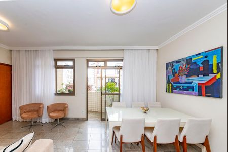 Sala de apartamento à venda com 3 quartos, 97m² em Coracao de Jesus, Belo Horizonte